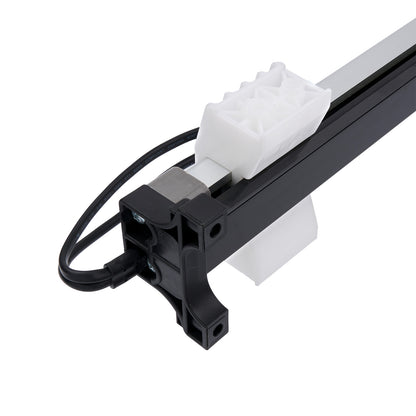 Mechanical component with a cable on a white background