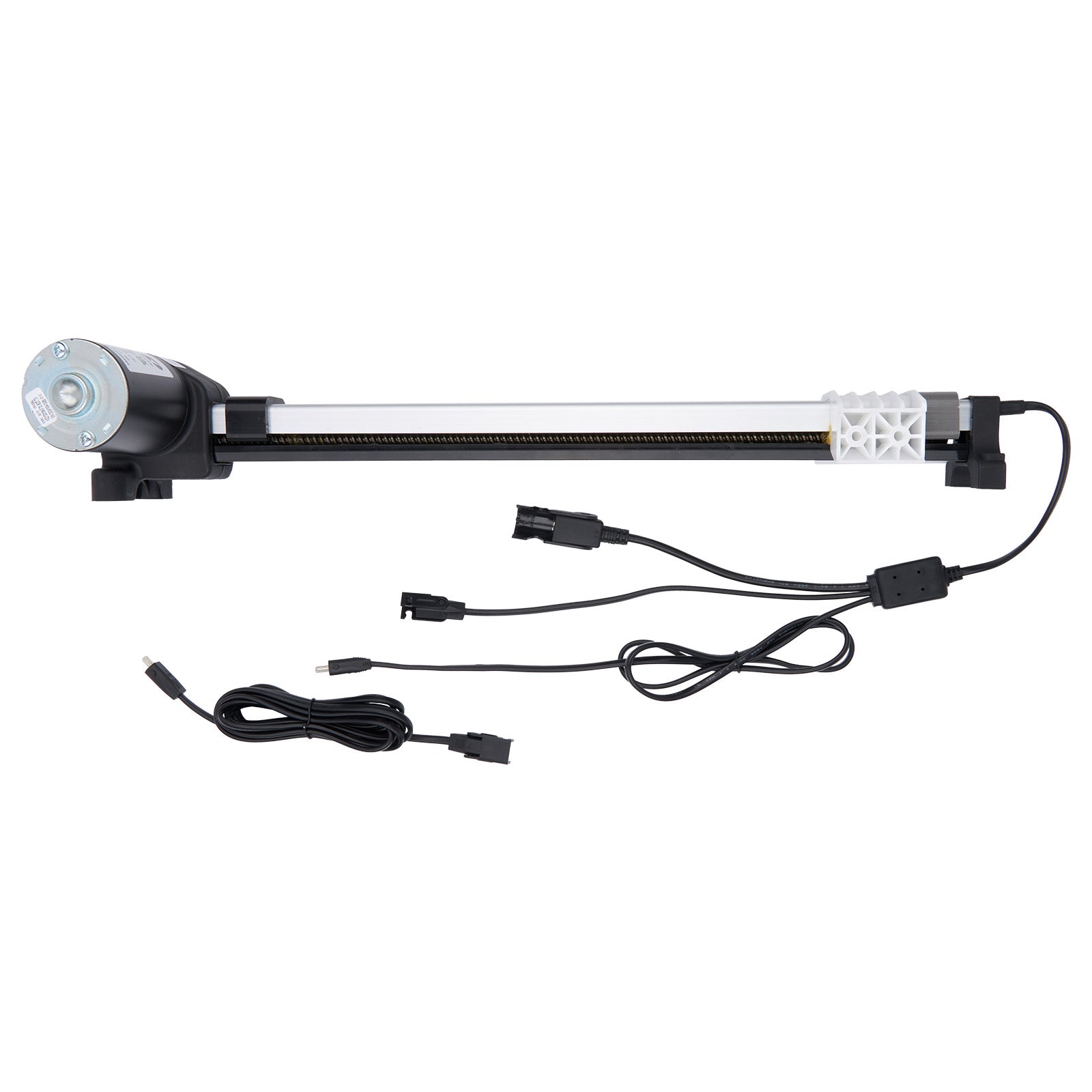 Aquarium light bar with power cord on a white background