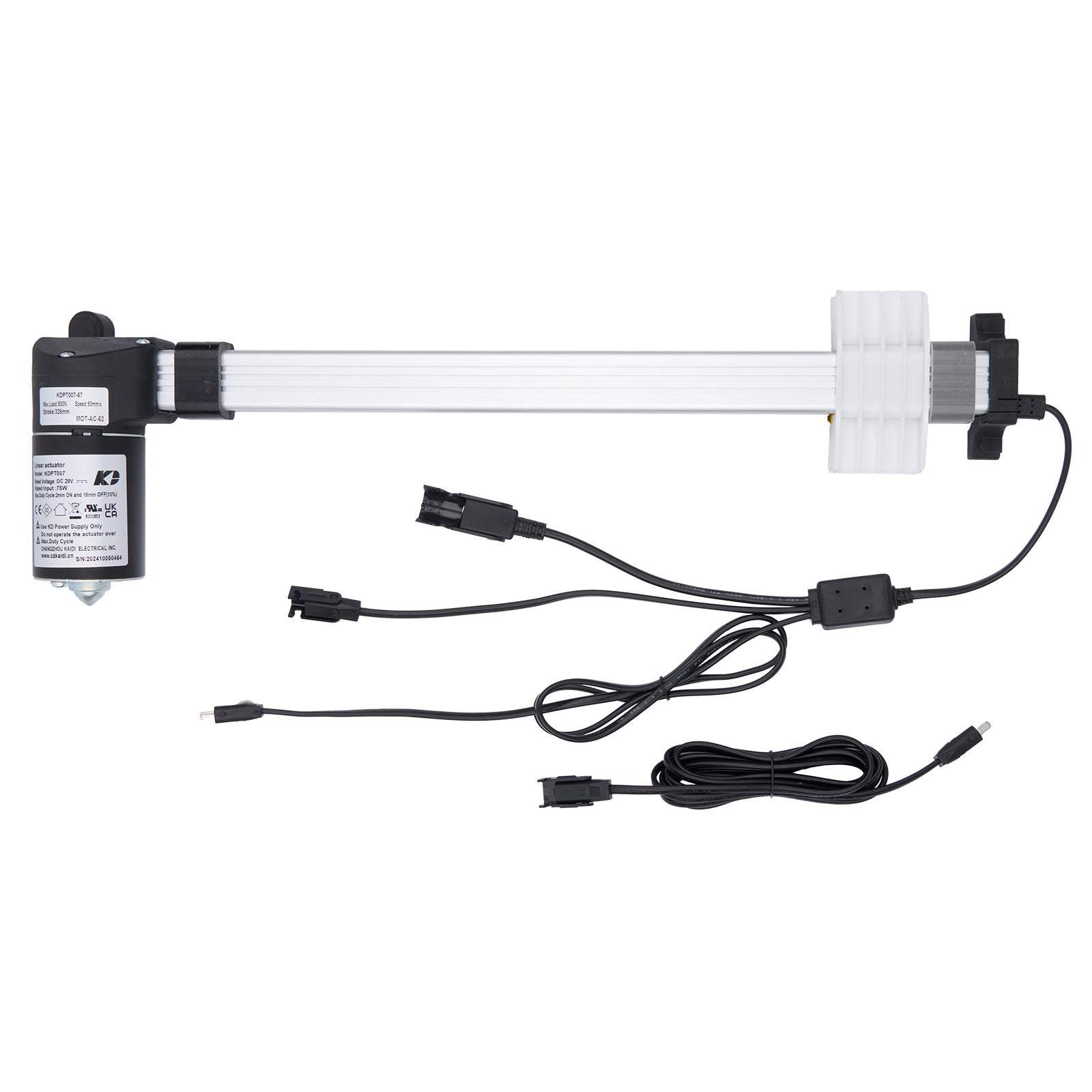 Electrical component with wires on a white background