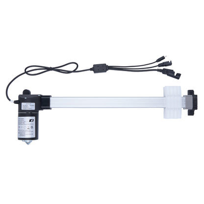 Mechanical component with wiring on a white background