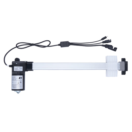 Mechanical component with wiring on a white background