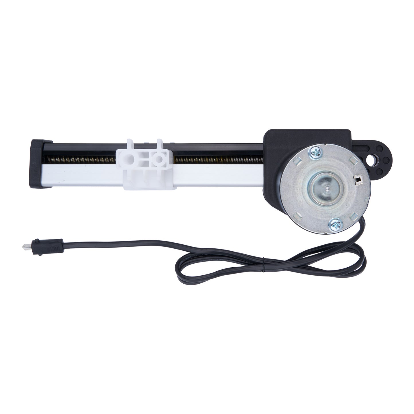 Mechanical component with a cable on a white background
