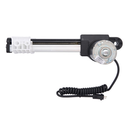 Mechanical component with a coiled cable on a white background