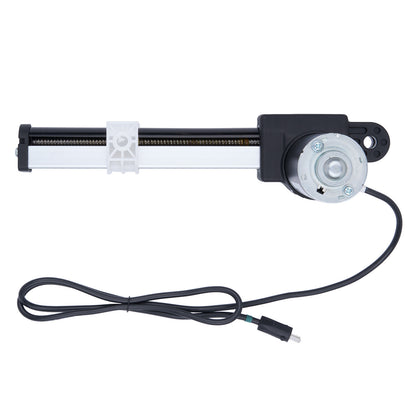 Mechanical actuator with cable on a white background