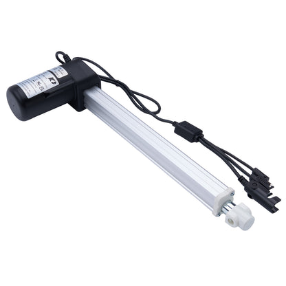 Linear actuator with a white background