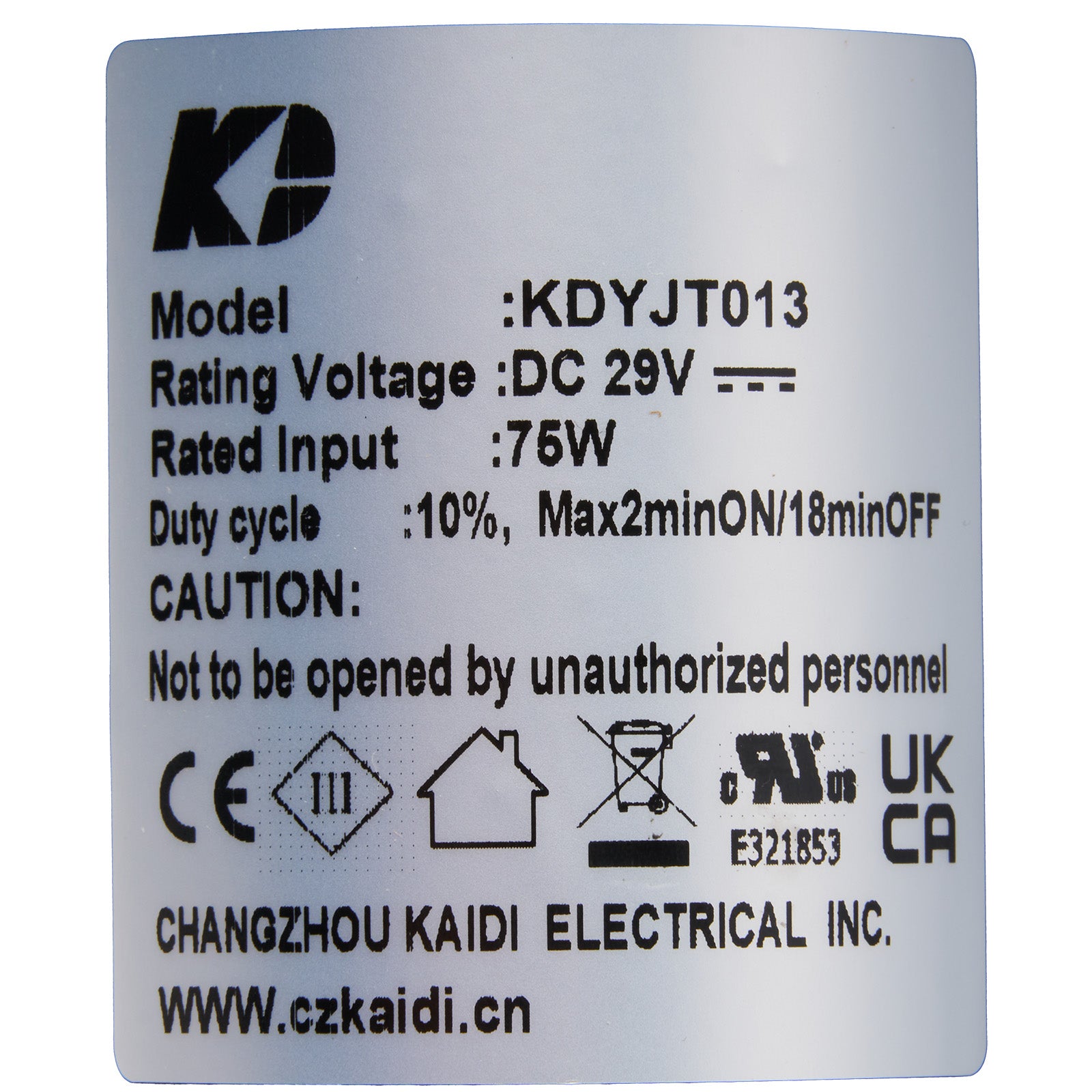 KAIDI KDYJT013-54 Linear Actuator for Recliner/Lift Chair KDYJT003