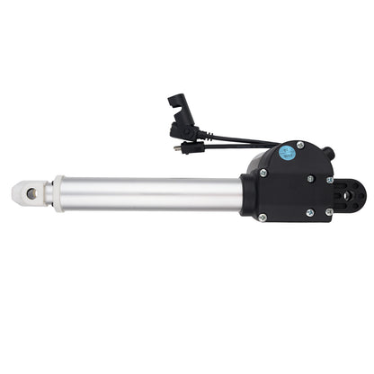 Mechanical actuator with wiring on a white background