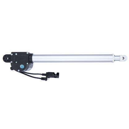 Motorized actuator on a white background