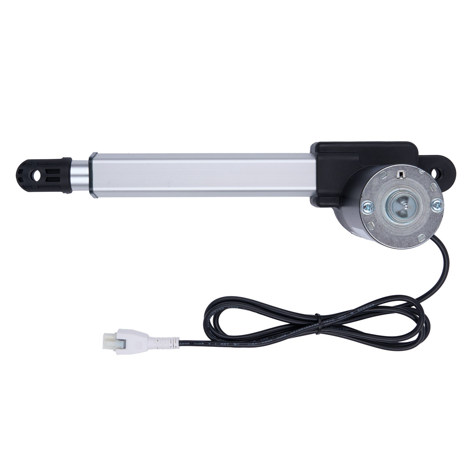 Mechanical actuator with cable on a white background