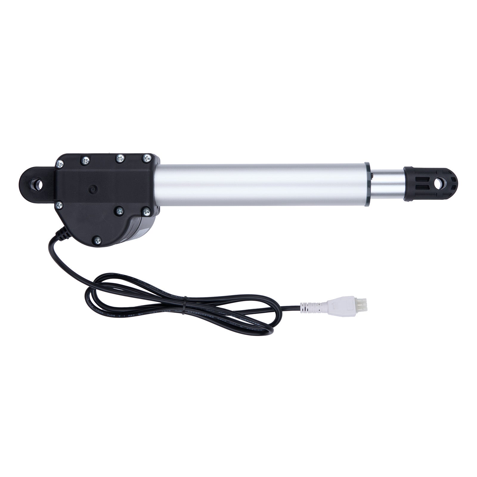 Linear actuator with USB cable on a white background