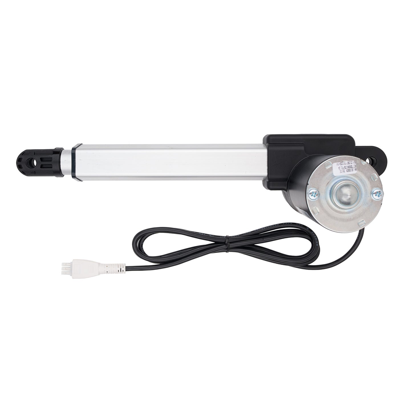 Mechanical component with a cable on a white background