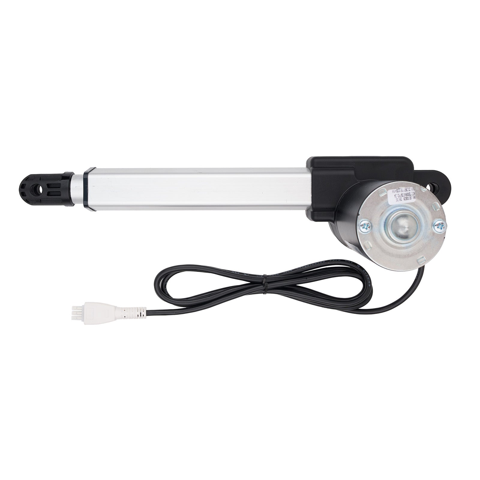 Mechanical component with a cable on a white background