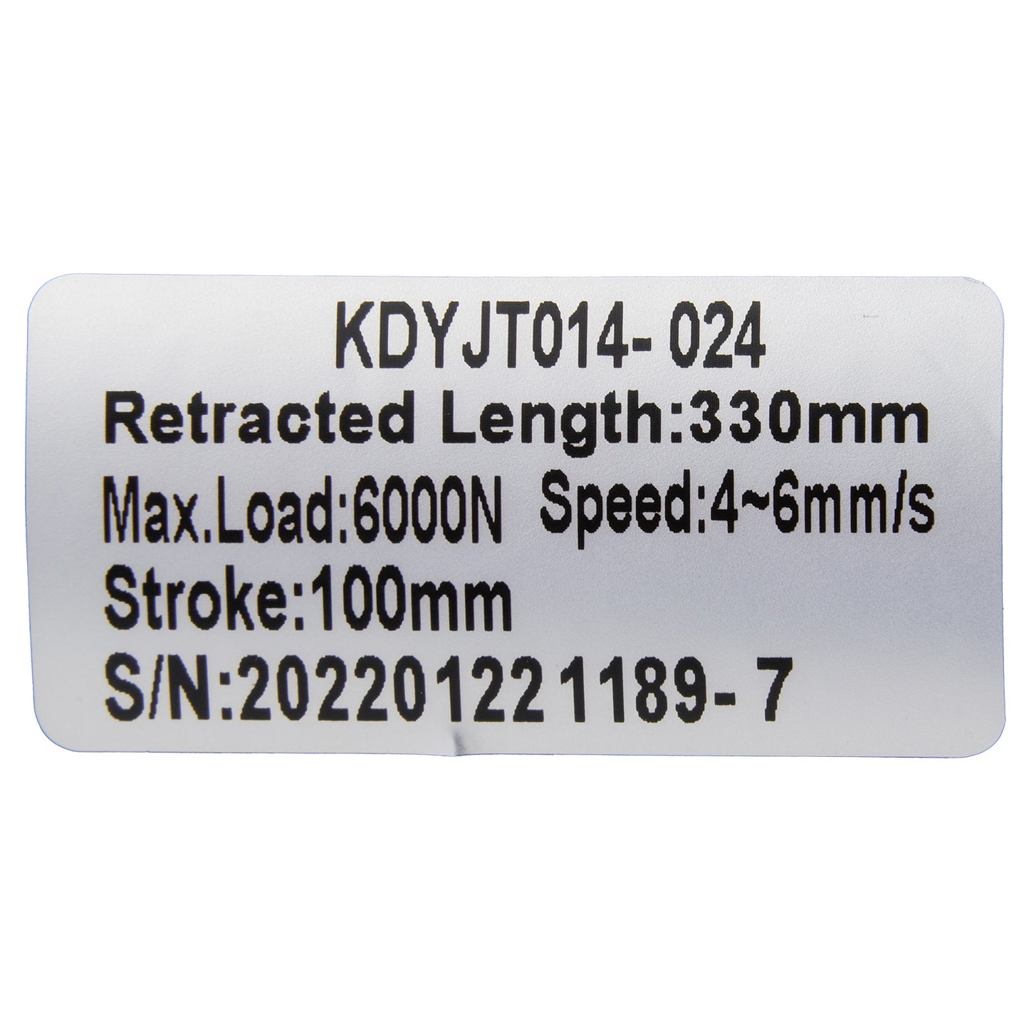 KAIDI KDYJT014-024 ELM0241C1 Linear Actuator for Adjustable Bed Bases