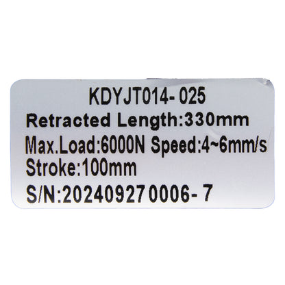 KAIDI KDYJT014-025 ELM0251C2 Linear Actuator for Adjustable Bed Bases