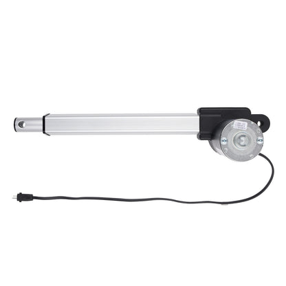 Linear actuator on a white background