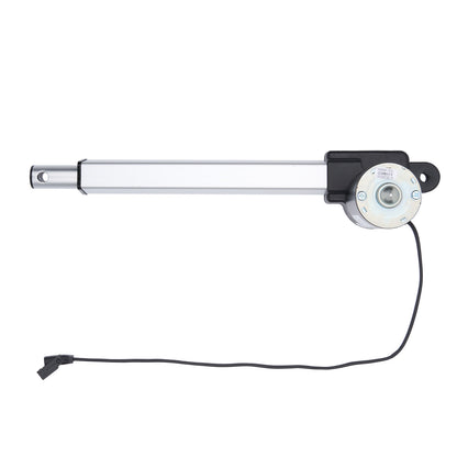 Linear actuator with cable on a white background