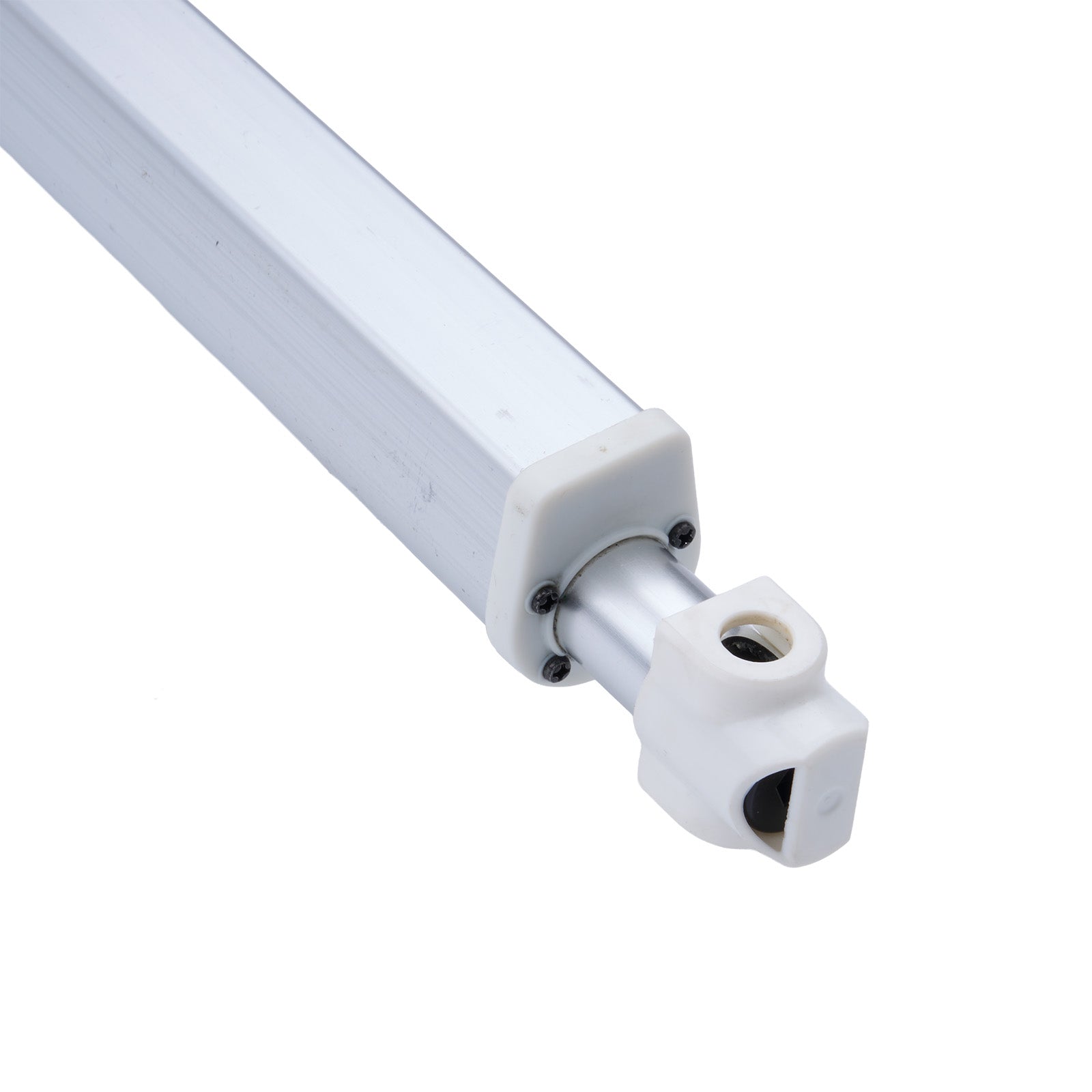 White fluorescent light bulb on a white background