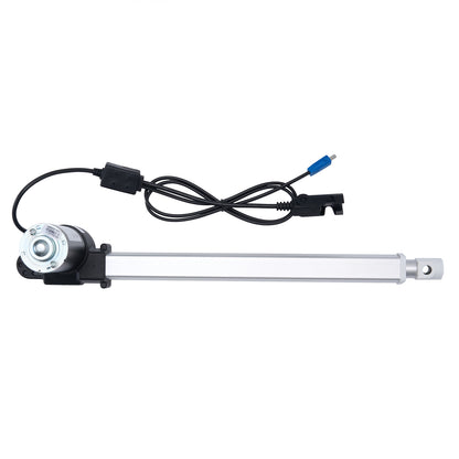 Linear actuator with cables on a white background