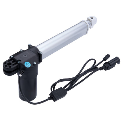 Electric actuator with cable on a white background