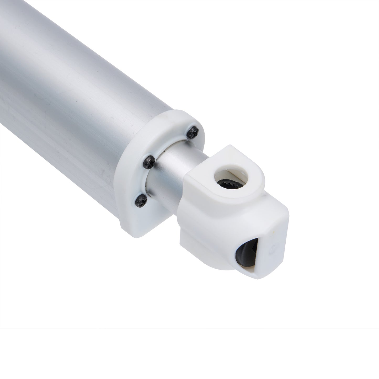 Close-up of a mechanical component on a white background
