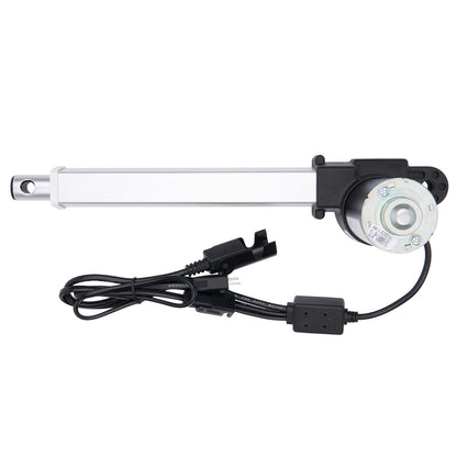 Mechanical linear actuator with cable on a white background