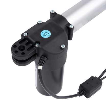 Electric bike motor with cable on a white background
