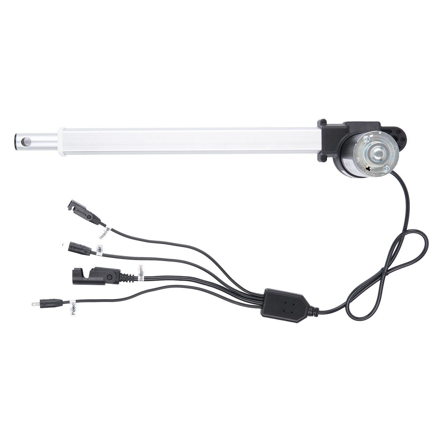 Mechanical component with wiring on a white background