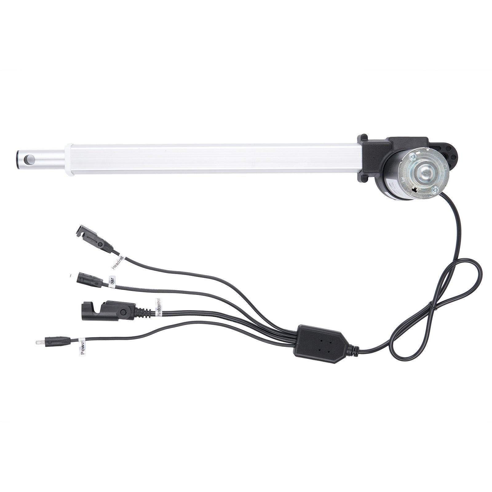 Mechanical component with wiring on a white background