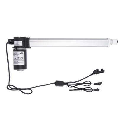 T5 fluorescent light fixture with driver on a white background