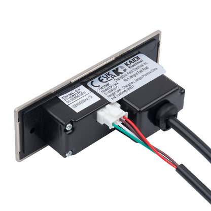 Electrical component with wiring on a white background