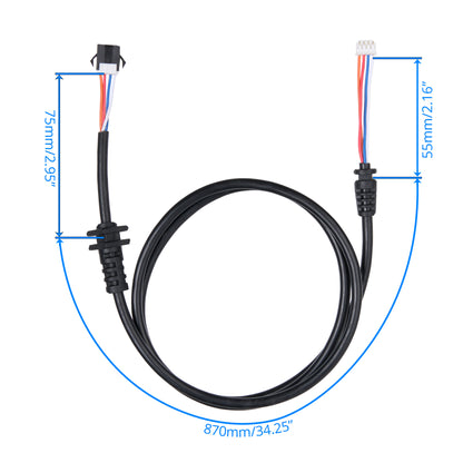 Length of 4-Pin Remote Controller Wire Harness for iRest SL-A303 series massage chairs
