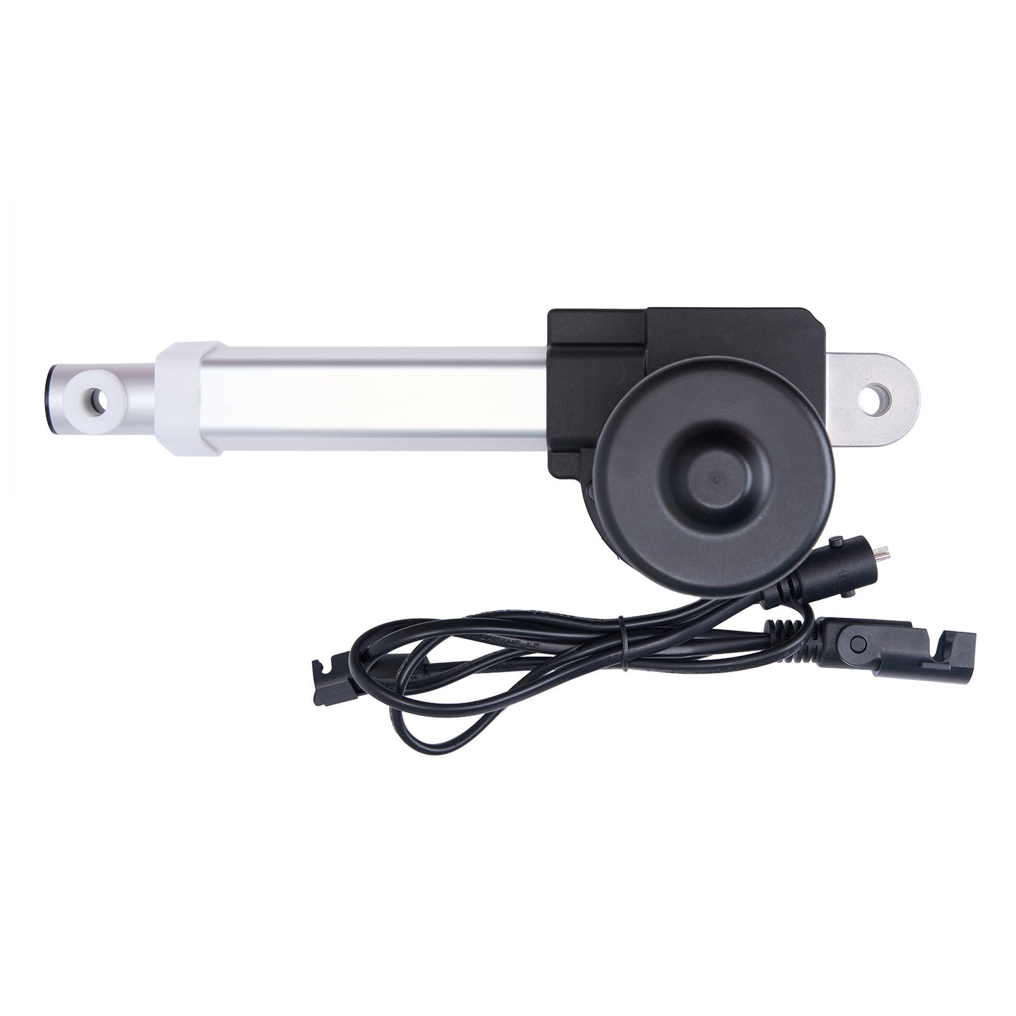 Car window lifter with cable on a white background