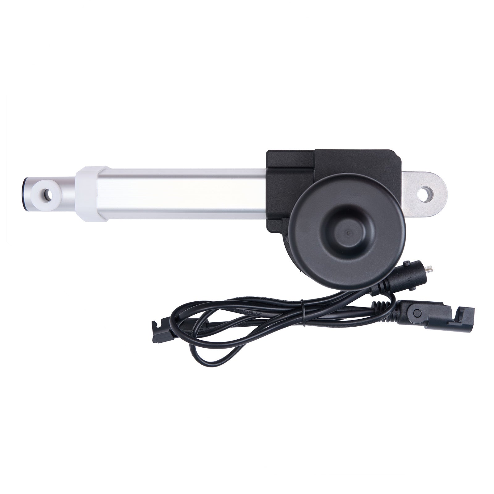 Car window lifter with cable on a white background