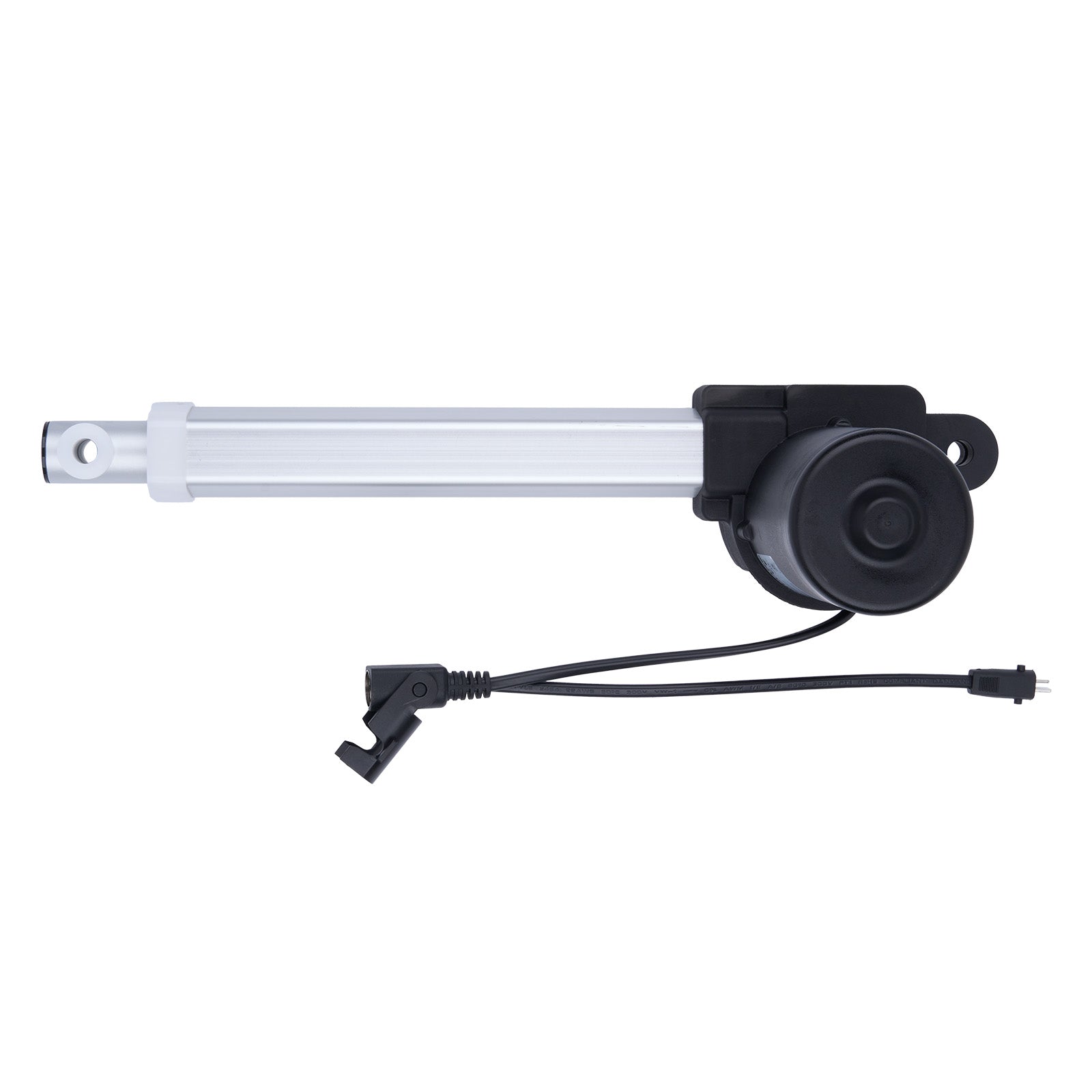 Window motor with actuator on a white background
