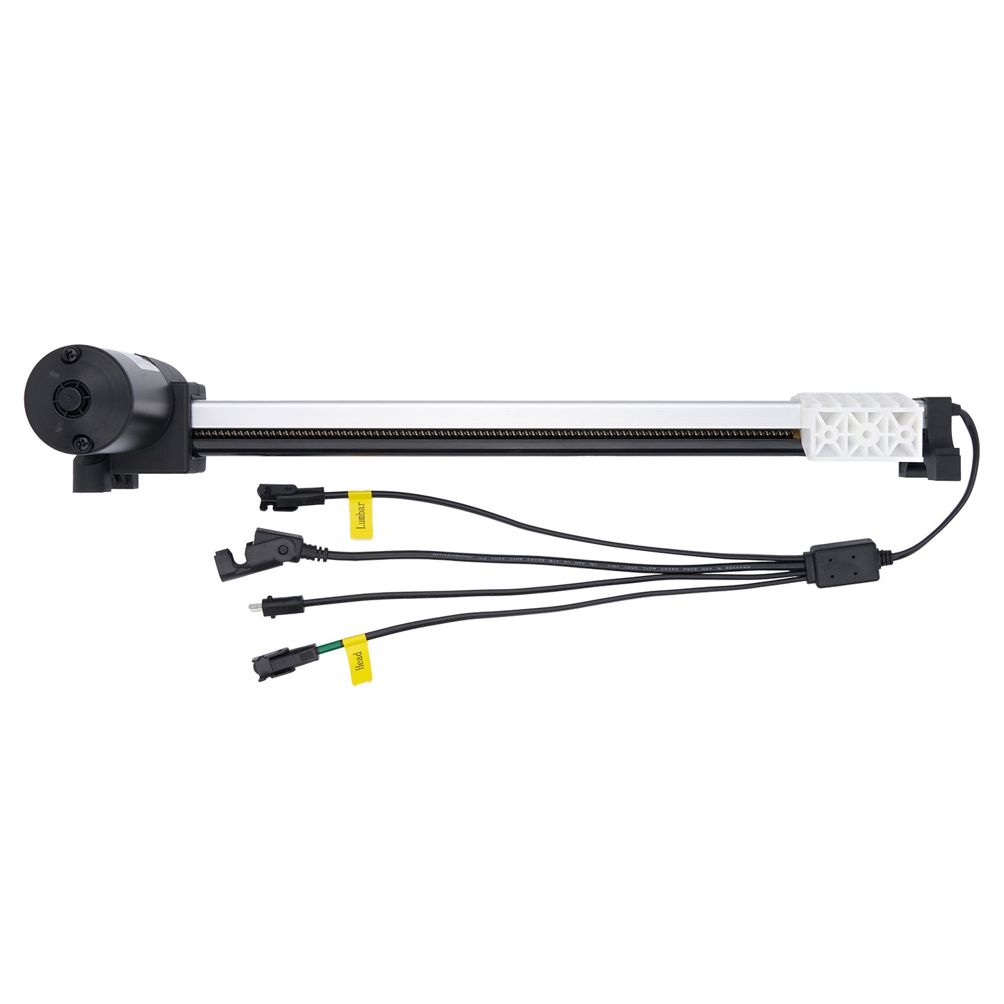Light bar with multiple connectors on a white background