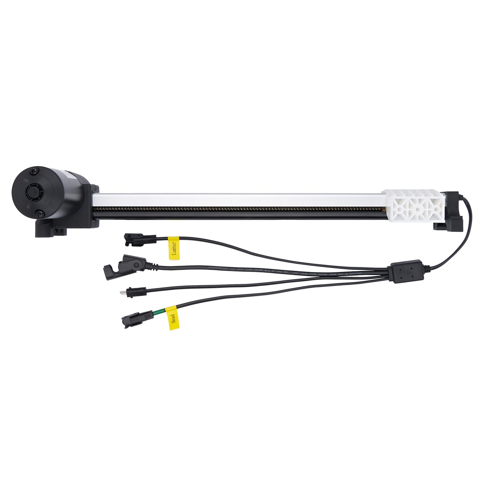 Light bar with multiple connectors on a white background