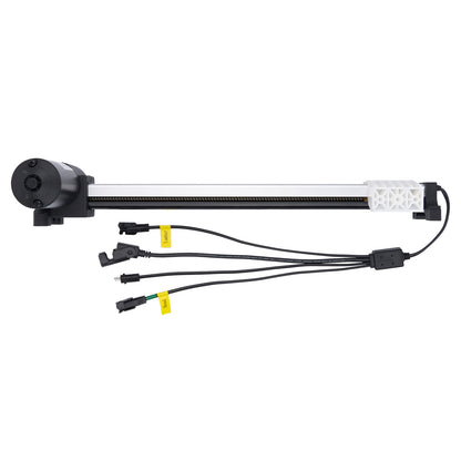 Light bar with multiple connectors on a white background
