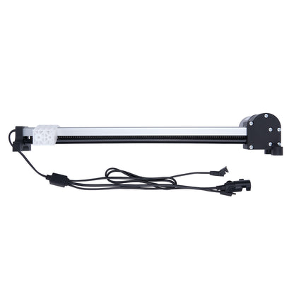 Light bar with a cable on a white background
