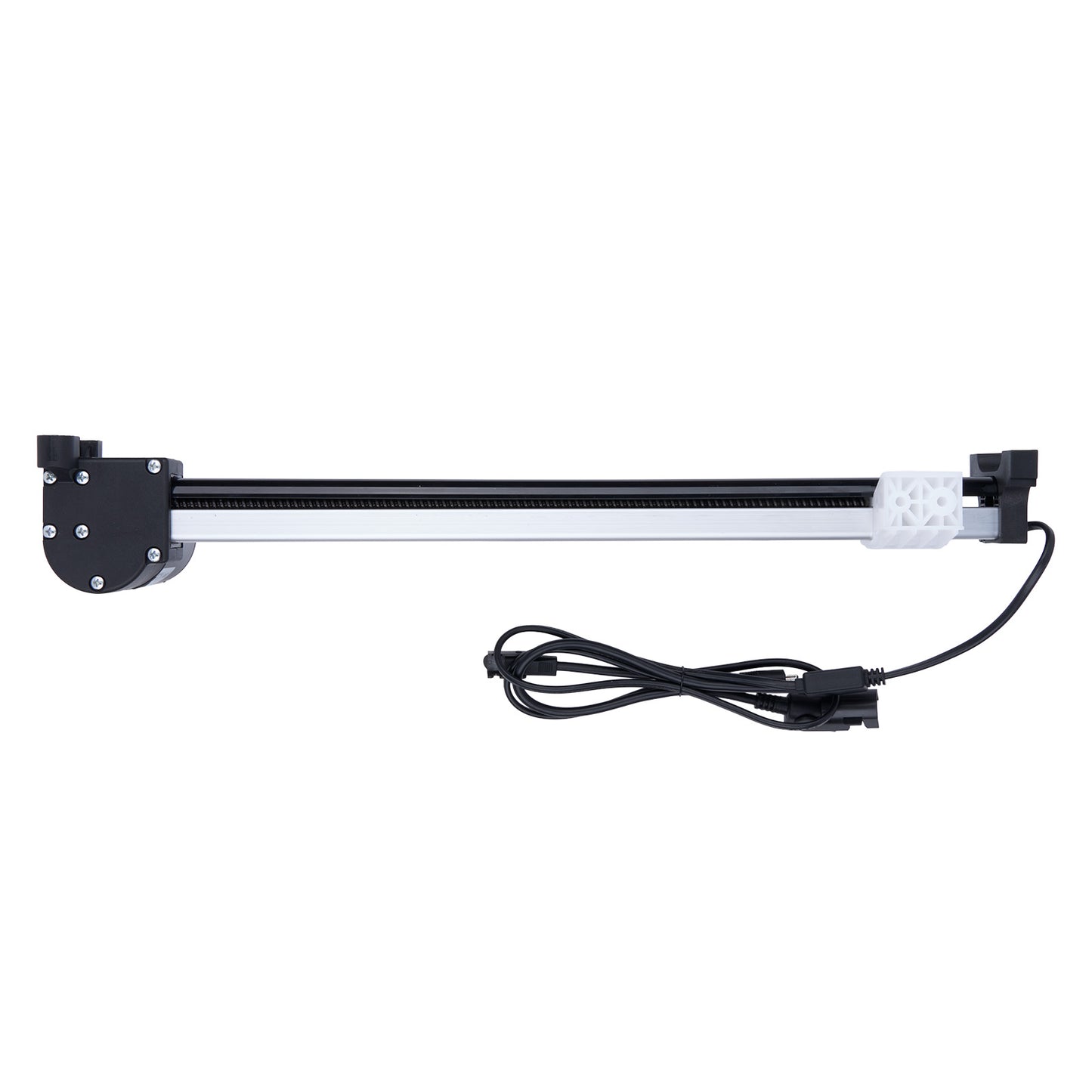 Aquarium light bar with power cable on a white background