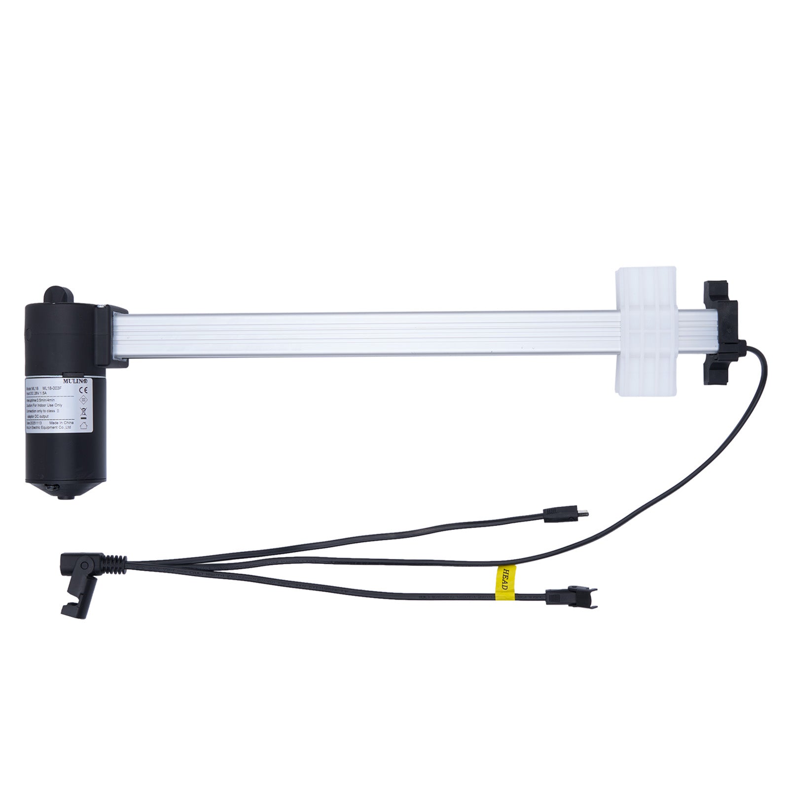 Mechanical component with wires on a white background