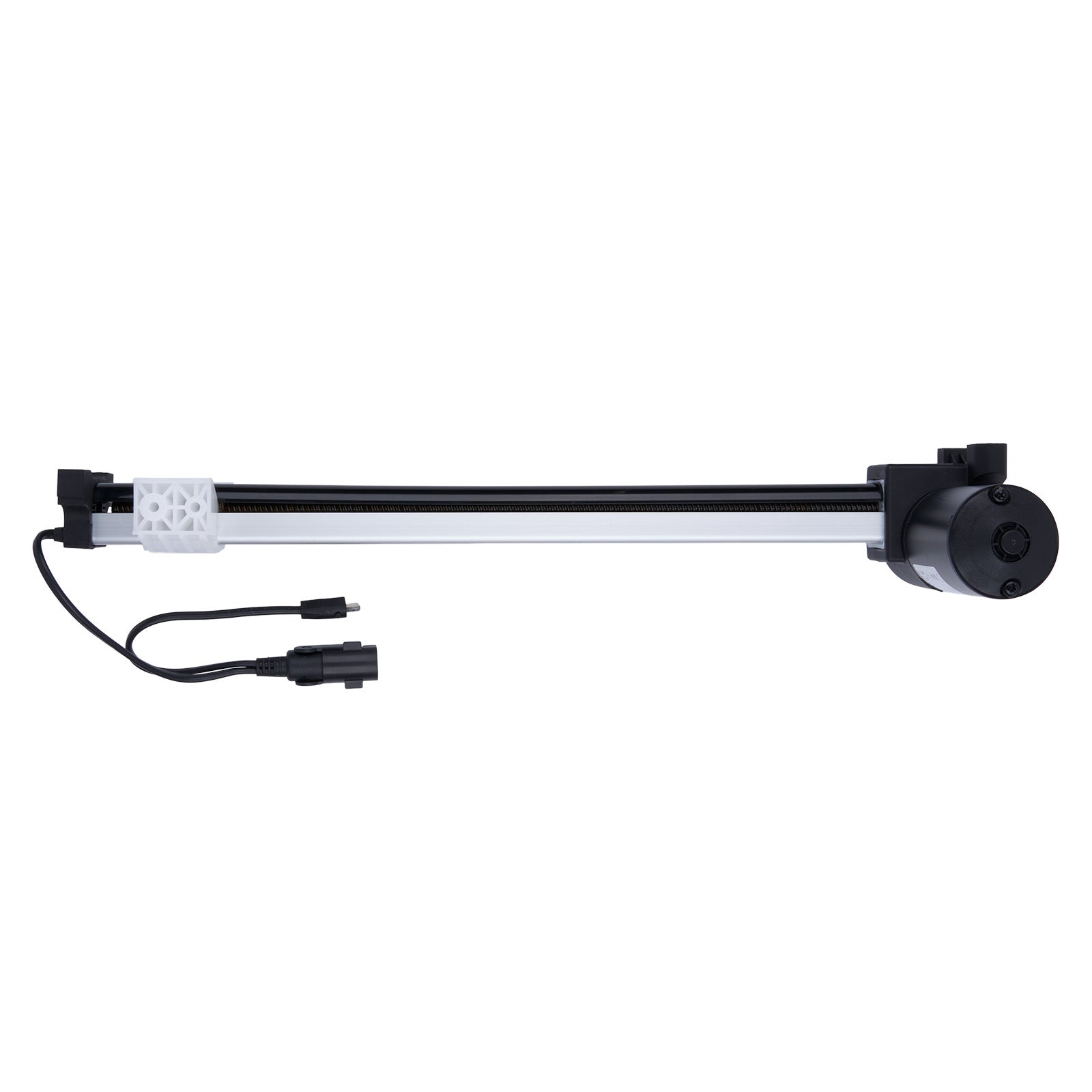 Aquarium light bar with power cord on a white background