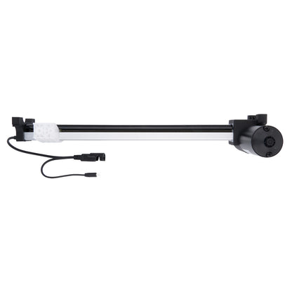 Camera slider with a white ball on a white background