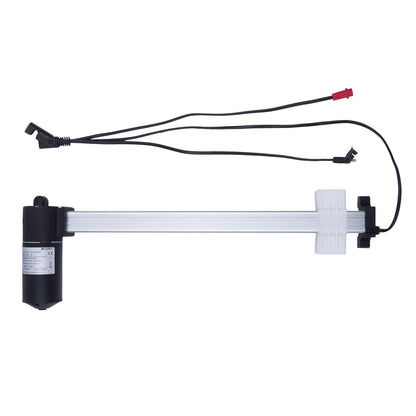 Mechanical arm with joints and wires on a white background