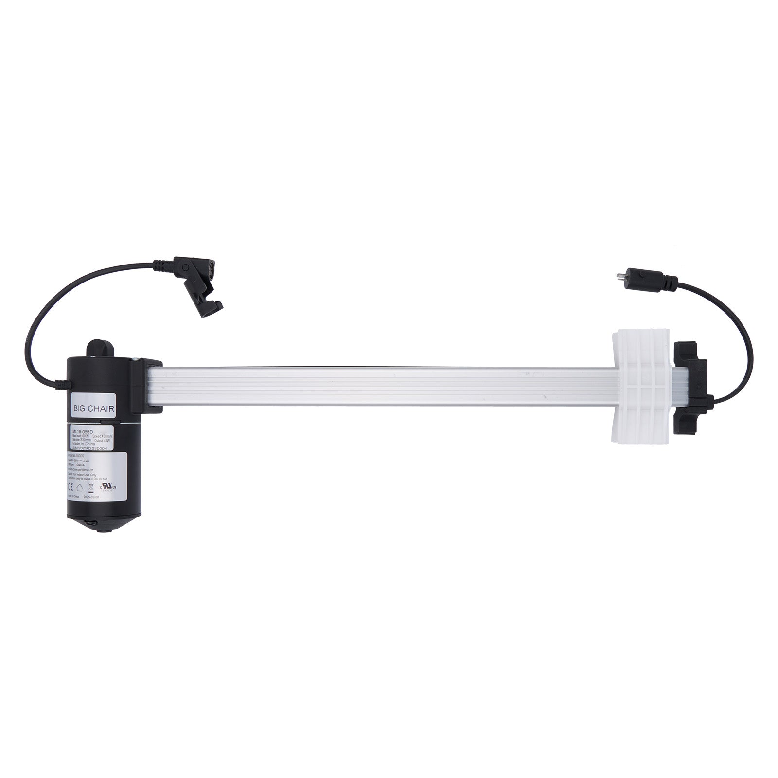 Aquarium light with adjustable arm on a white background