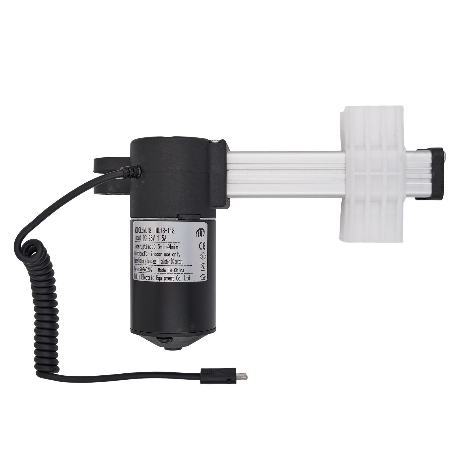 Black and white pump on a white background