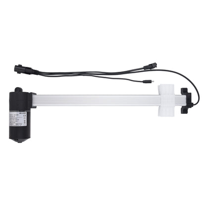 Mechanical arm with attachments on a white background