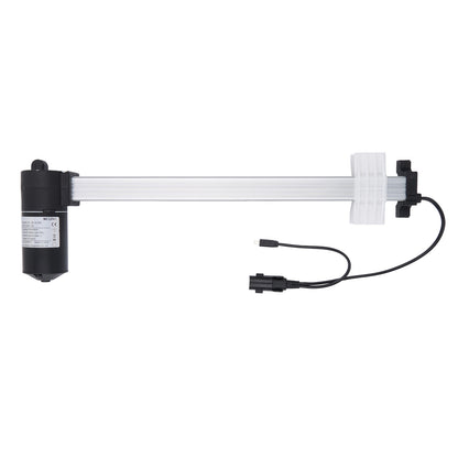 Aquarium light stand with power cable on a white background