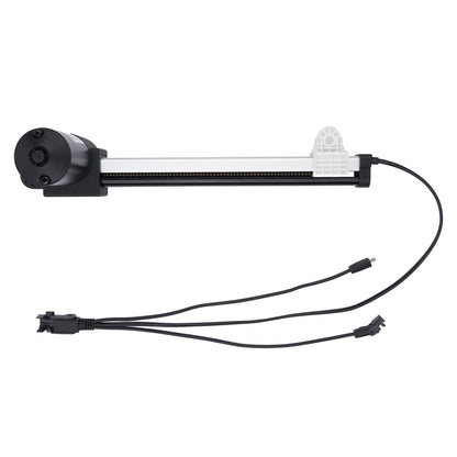 Light bar with multiple cables on a white background