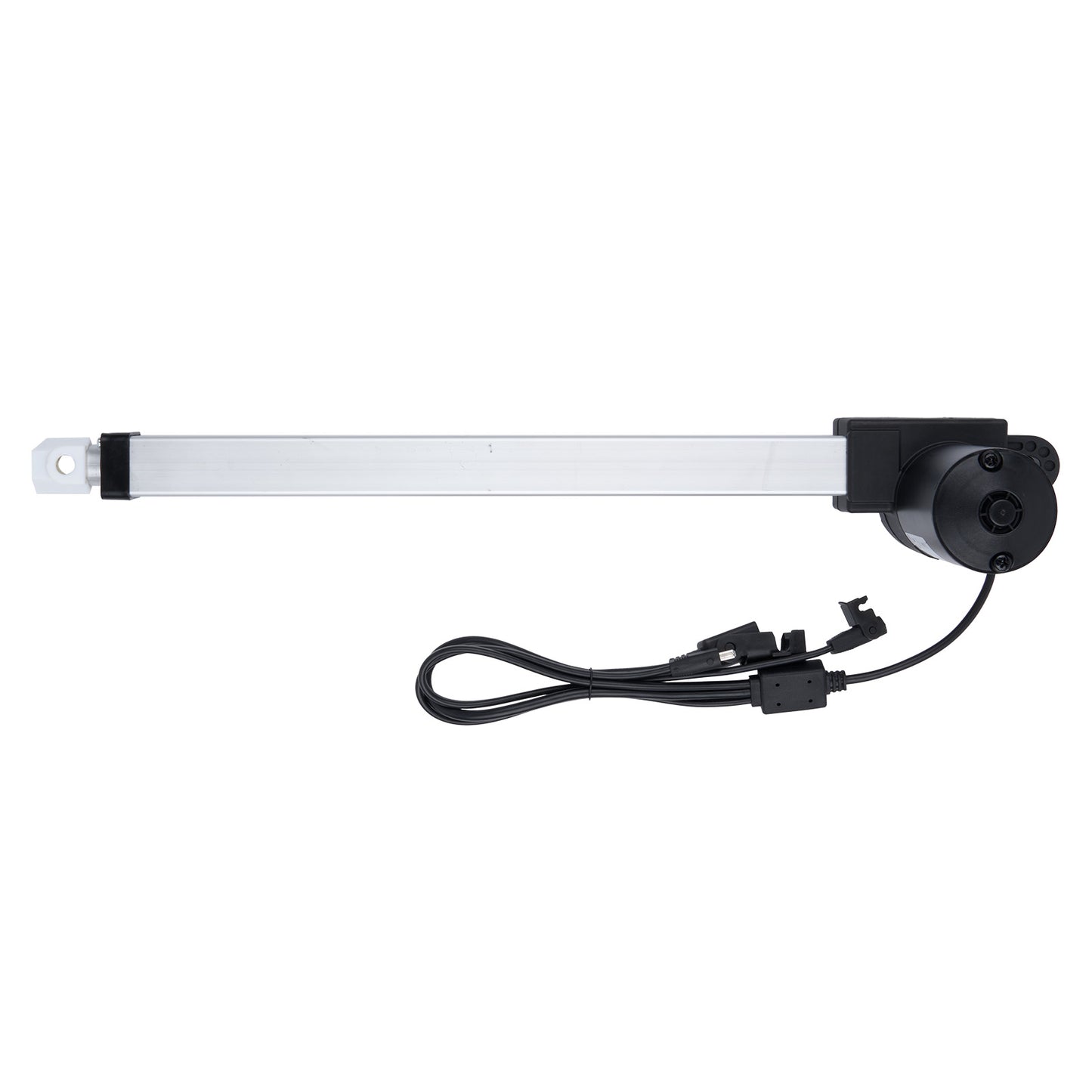 Mechanical arm with a motor on a white background