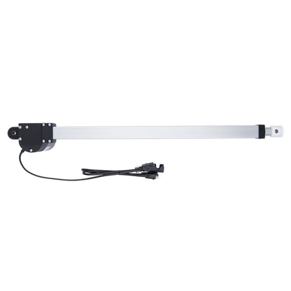 Light bar with a black cable on a white background